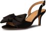 Shoe the Bear Stijlvolle Slingback Hiel met Strik Detail Black Dames - Thumbnail 2