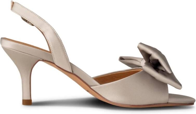 Shoe the Bear Stijlvolle Slingback Hiel met Strik Gray Dames