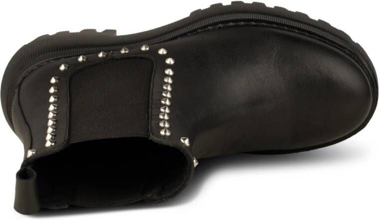 Shoe the Bear Stud Chelsea Leren Laars Black Dames