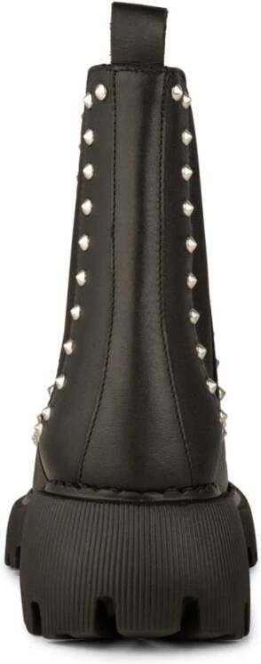 Shoe the Bear Stud Chelsea Leren Laars Black Dames