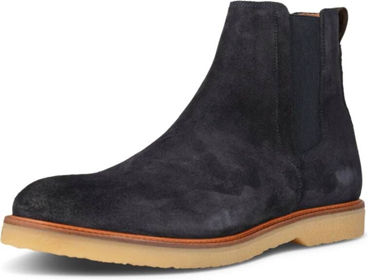 Shoe the Bear Suede Chelsea Boot Blue Heren