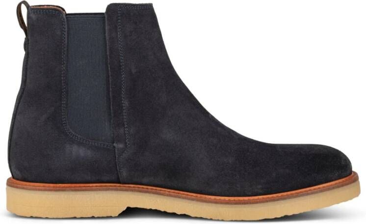 Shoe the Bear Suede Chelsea Boot Blue Heren