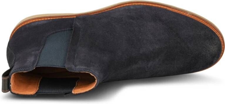 Shoe the Bear Suede Chelsea Boot Blue Heren