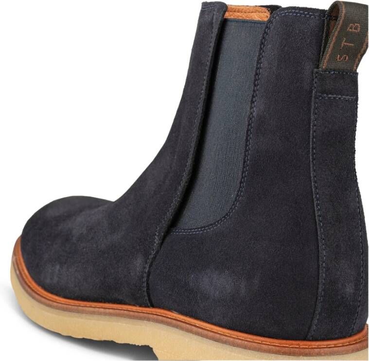 Shoe the Bear Suede Chelsea Boot Blue Heren