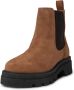 Shoe the Bear Suede Chelsea Laars Elegante Stijl Brown Dames - Thumbnail 3