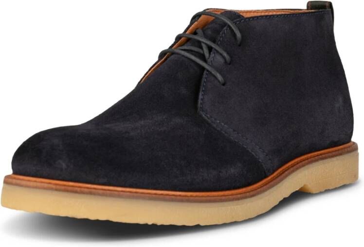 Shoe the Bear Suede Desert Boot Blue Heren