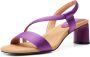 Shoe the Bear Sylvi Slingback Hoge Hak Sandalen Purple Dames - Thumbnail 10