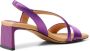 Shoe the Bear Sylvi Slingback Hoge Hak Sandalen Purple Dames - Thumbnail 11