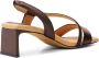 Shoe the Bear Sylvi Slingback Hoge Hak Sandalen Brown Dames - Thumbnail 3