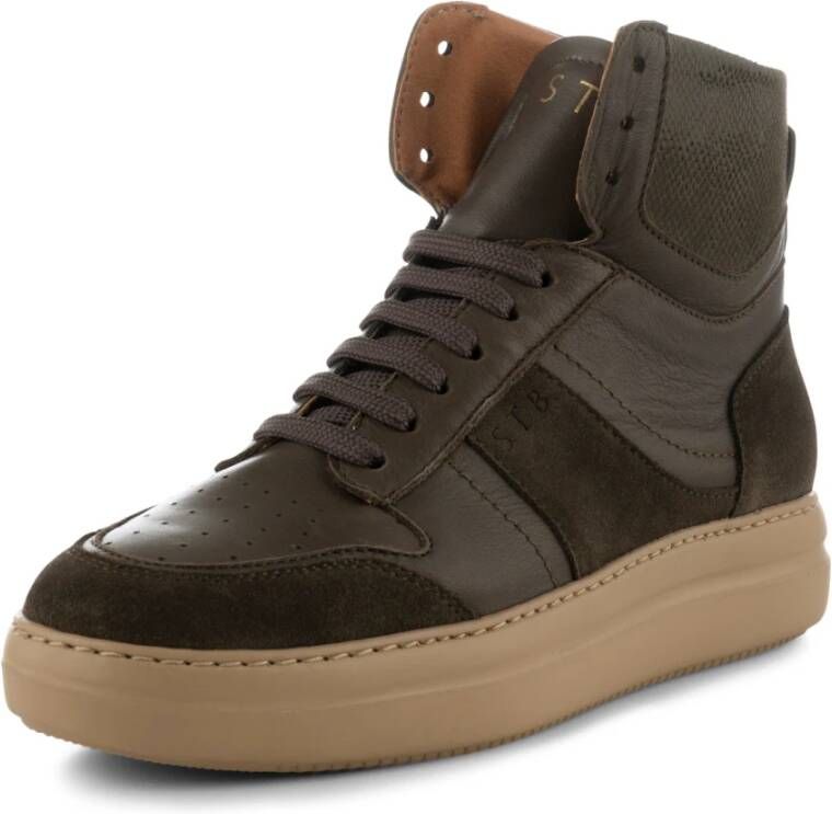 Shoe the Bear Valda High Top Khaki Green Dames