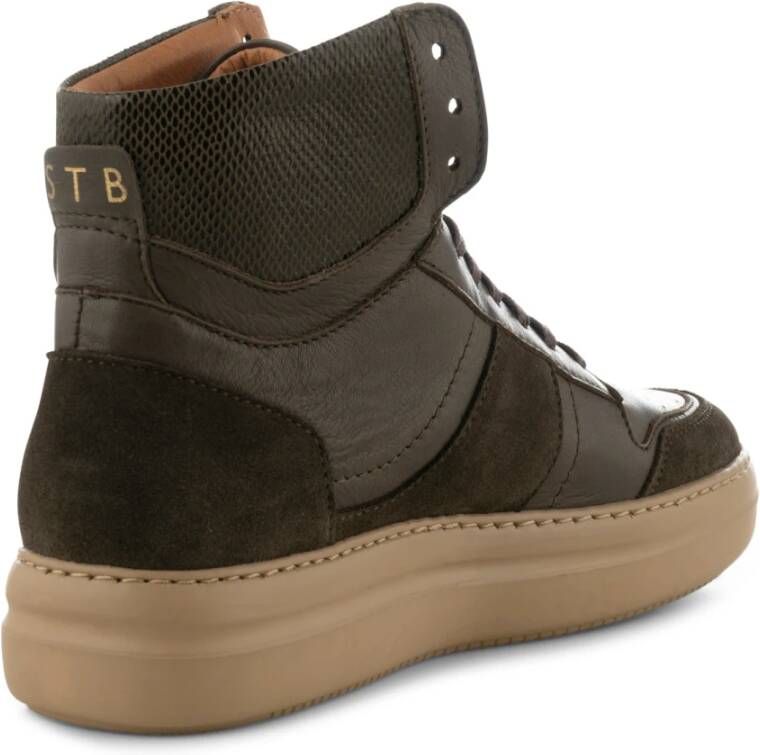 Shoe the Bear Valda High Top Khaki Green Dames