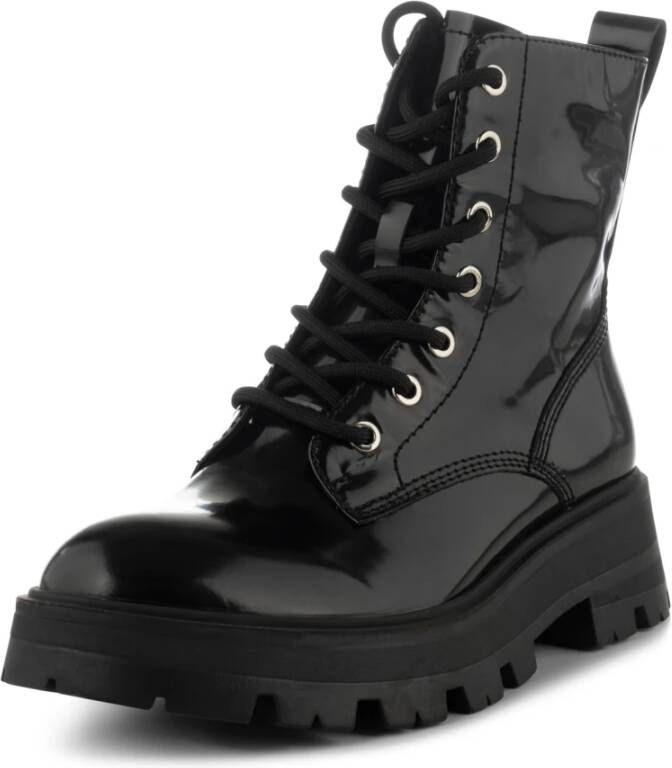 Shoe the Bear Viv boot leer Zwart Hoogglans Black Dames