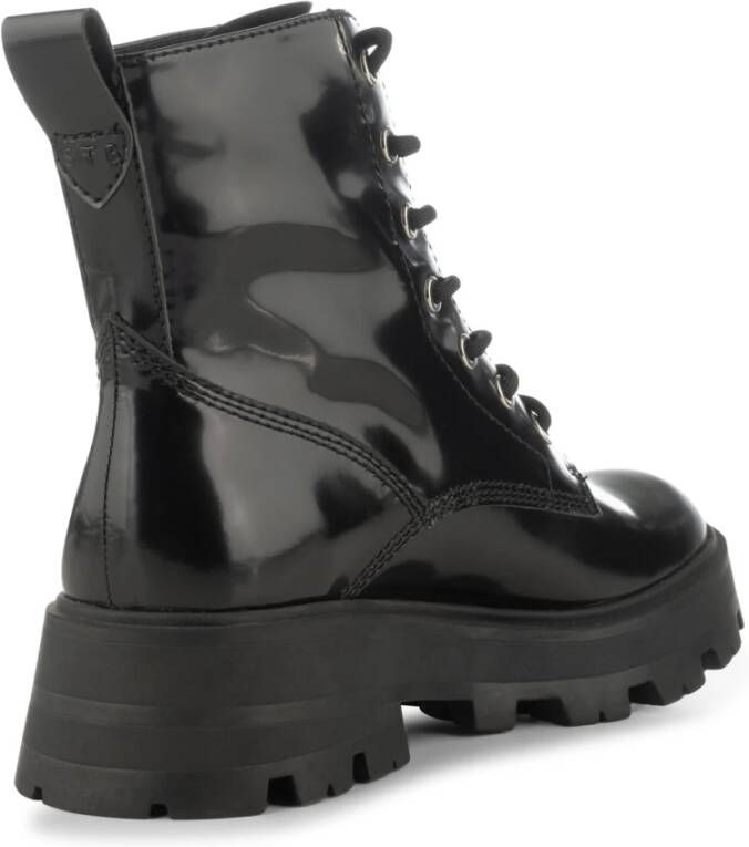 Shoe the Bear Viv boot leer Zwart Hoogglans Black Dames