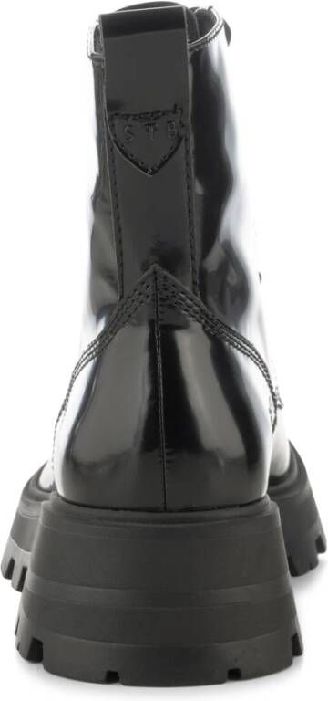 Shoe the Bear Viv boot leer Zwart Hoogglans Black Dames