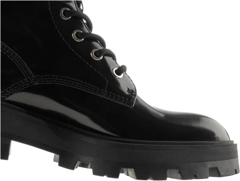 Shoe the Bear Viv boot leer Zwart Hoogglans Black Dames