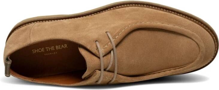 Shoe the Bear Waterafstotende Suede Wallabee Schoenen Beige Heren