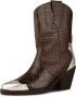 Shoe the Bear Western Croco Cowboy Laarzen Brown Dames - Thumbnail 2