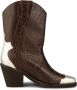 Shoe the Bear Western Croco Cowboy Laarzen Brown Dames - Thumbnail 4