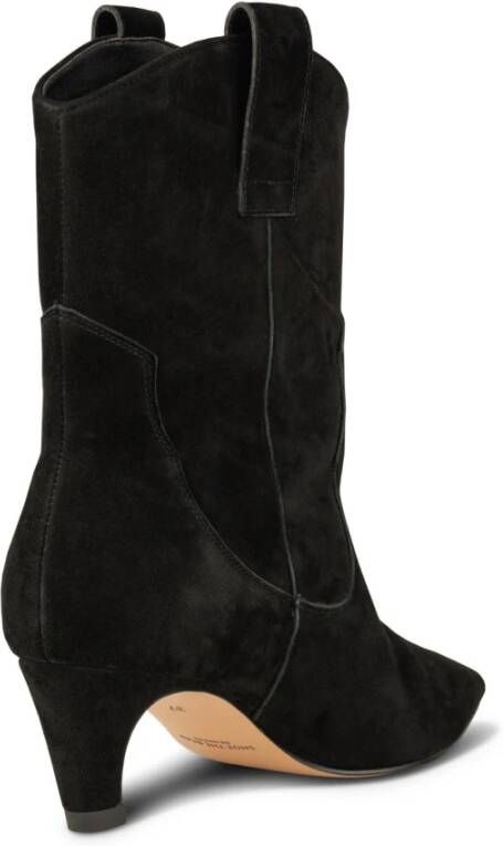 Shoe the Bear Wilde Western-geïnspireerde Suède Laarzen Black Dames