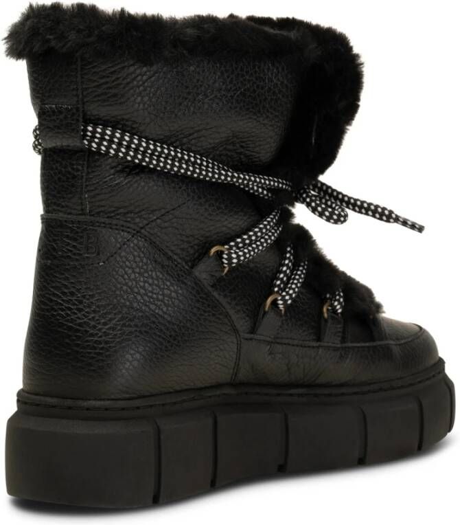 Shoe the Bear Winterlaars Leer Zwart Dames