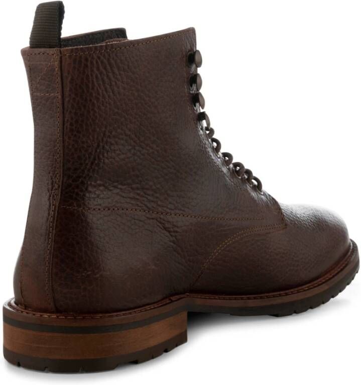 Shoe the Bear York Lace Up Boots Leather Brown Bruin Dames