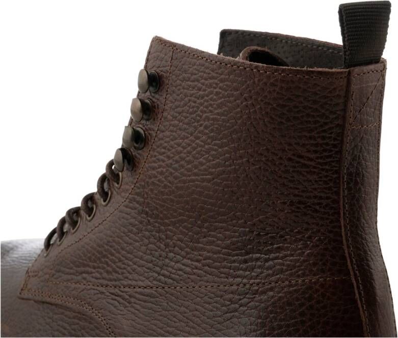 Shoe the Bear York Lace Up Boots Leather Brown Bruin Dames