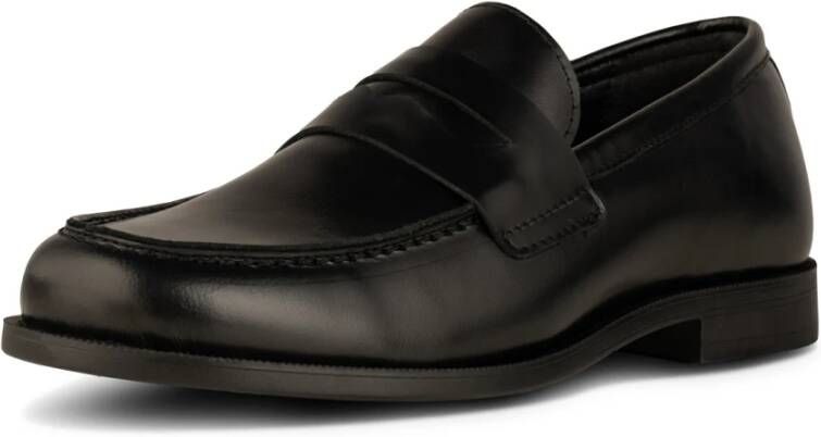 Shoe the Bear Zwarte Leren Loafer Penny Black Dames