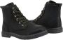 Shone Schoenen Enkellaarsjes 3382-042-BLACK Kinderen zwart goud - Thumbnail 2