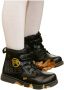 Shone Schoenen Enkel laarzen 3382-056-BLACK Meisje black yellow - Thumbnail 2