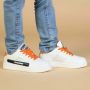 Shone Sportschoenen Kinderen 17122 019 white orange - Thumbnail 5