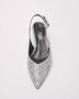 Silvian Heach Glitter Slingback Pumps Gray Dames - Thumbnail 2