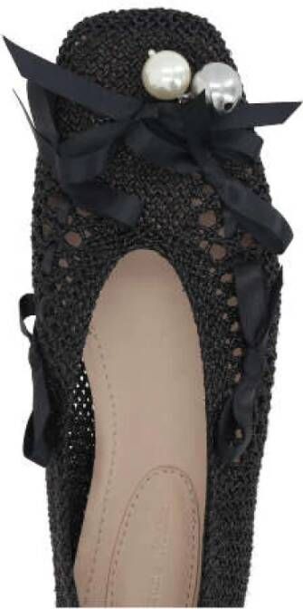 Simone Rocha Ballerinas Black Dames