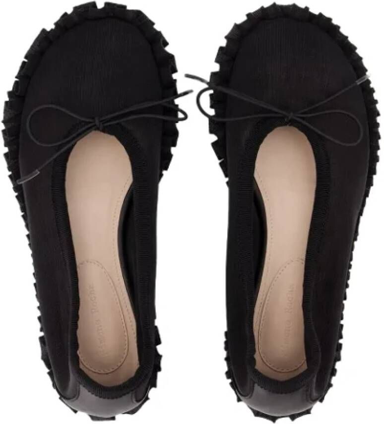 Simone Rocha Fabric flats Black Dames