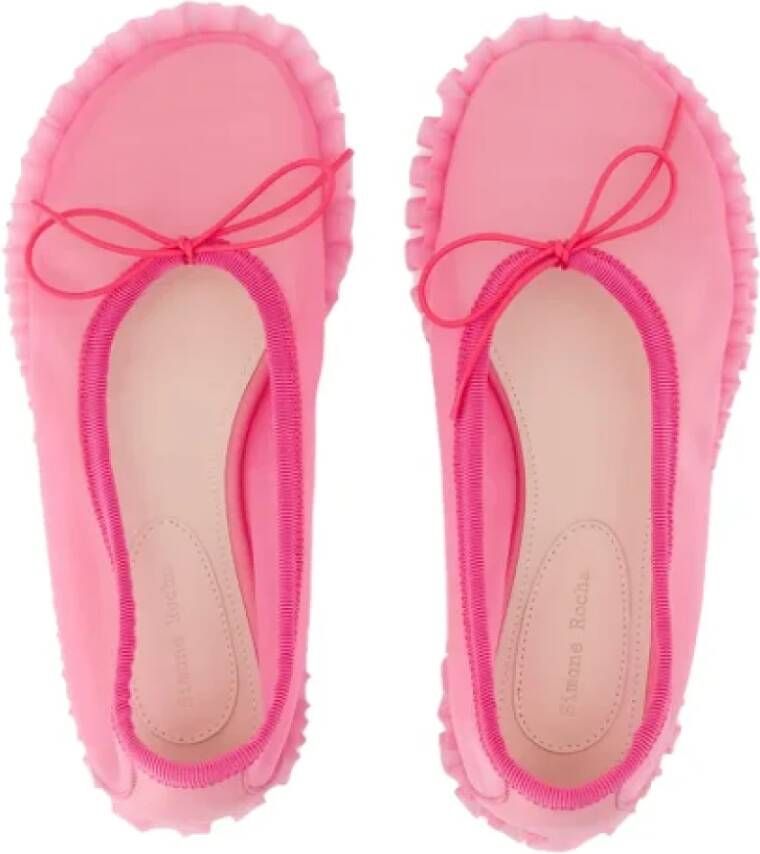 Simone Rocha Fabric flats Pink Dames