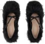 Simone Rocha Leather flats Black Dames - Thumbnail 4