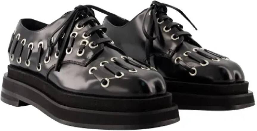 Simone Rocha Leather flats Black Dames