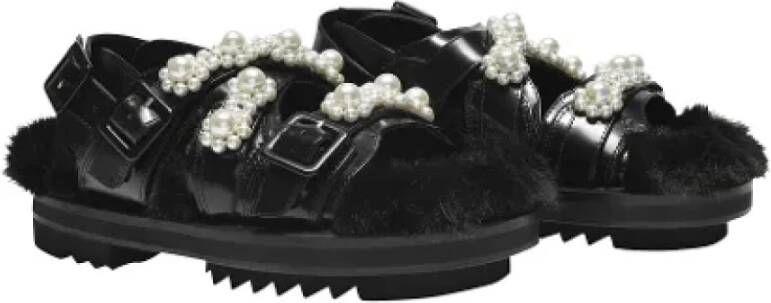 Simone Rocha Leather sandals Black Dames