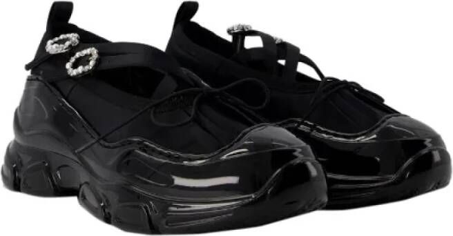 Simone Rocha Leather sneakers Black Dames