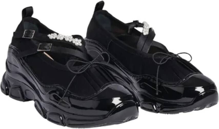 Simone Rocha Leather sneakers Black Dames