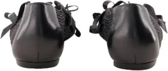 Simone Rocha Pre-owned Cotton flats Black Dames