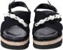 Simone Rocha Pre-owned Leather espadrilles Black Dames - Thumbnail 3