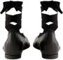 Simone Rocha Pre-owned Leather flats Black Dames - Thumbnail 3