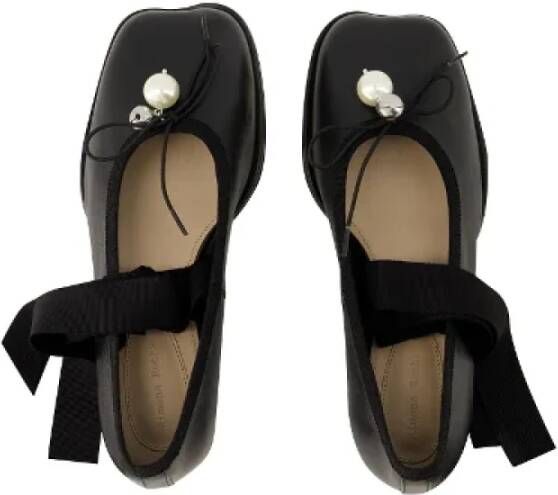 Simone Rocha Pre-owned Leather flats Black Dames