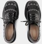 Simone Rocha Loafers & ballerina schoenen Heart Toe Grommet Brogue Loafers Leather Black in zwart - Thumbnail 5