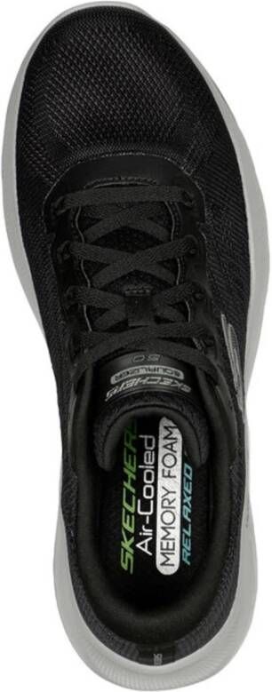 Skechers Ademende Atletische Sneaker Interval Black Heren