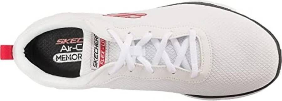 Skechers Ademende Trainings Sneakers Wit White Heren