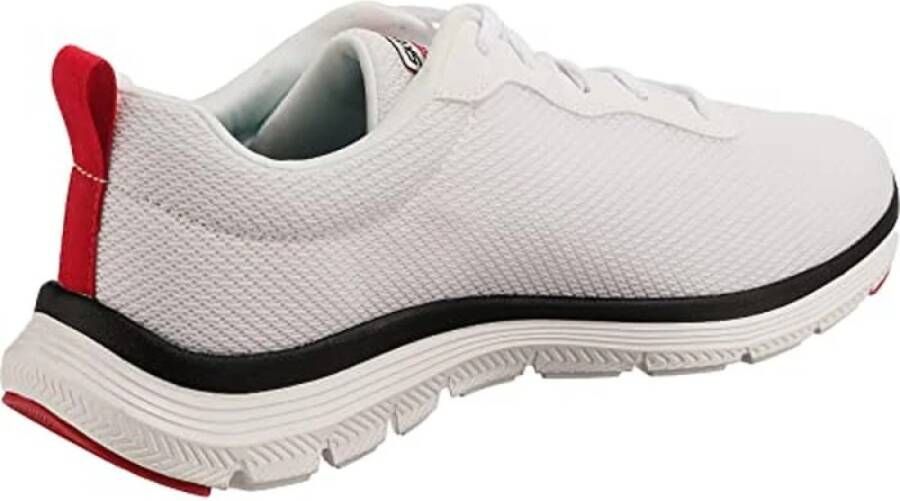 Skechers Ademende Trainings Sneakers Wit White Heren