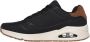 Skechers Air-Cooled Memory Foam Jogging Sneaker Black Heren - Thumbnail 6