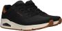 Skechers Air-Cooled Memory Foam Jogging Sneaker Black Heren - Thumbnail 2