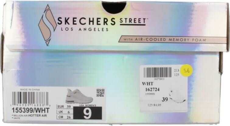 Skechers Air Hotter Sneakers White Dames